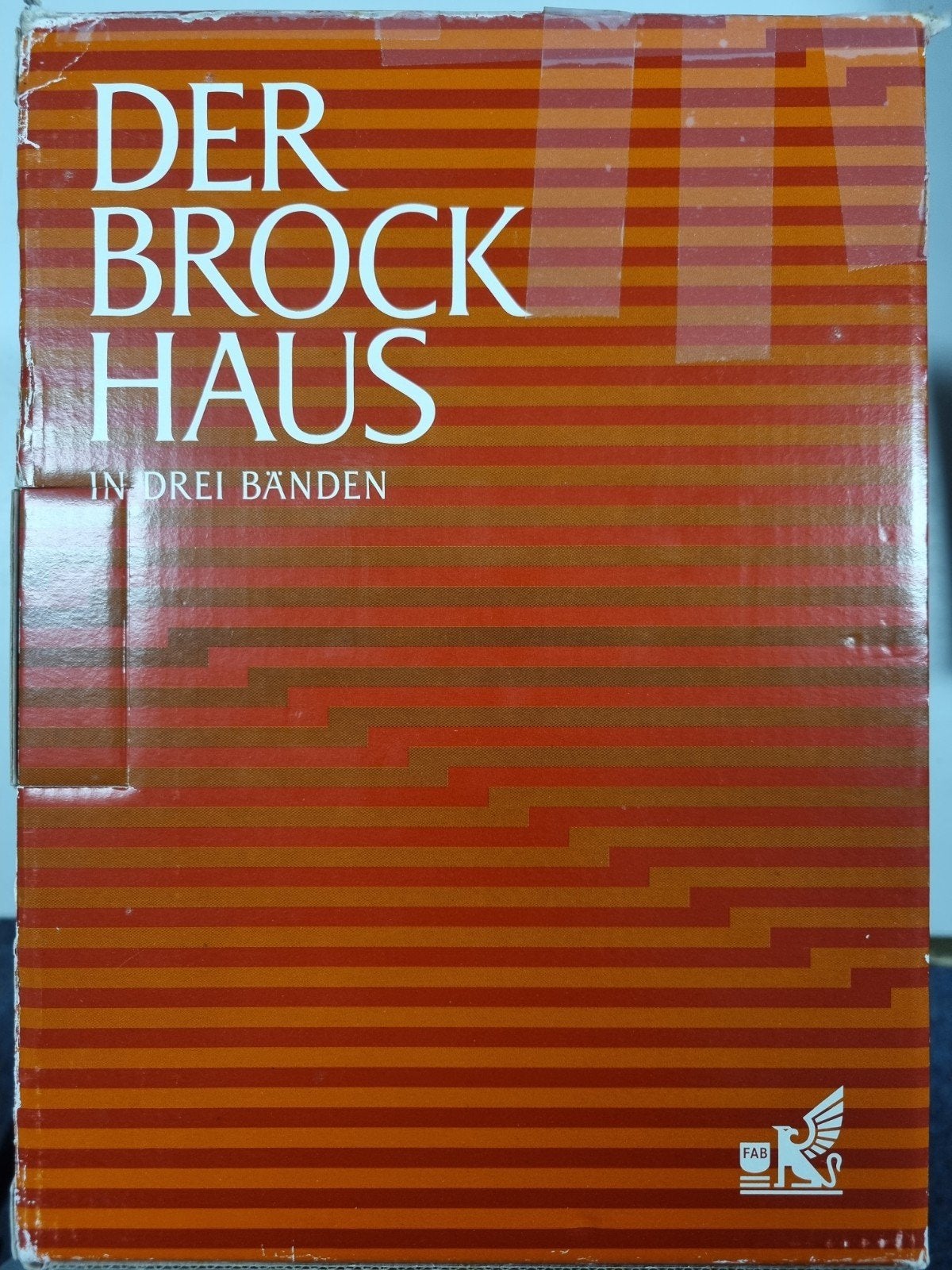 Der Brockhaus in drei Bänden + DVD-ROM - Encyclopedie, Boeken, Gelezen, F.A. Brockhaus, Complete serie, Ophalen of Verzenden