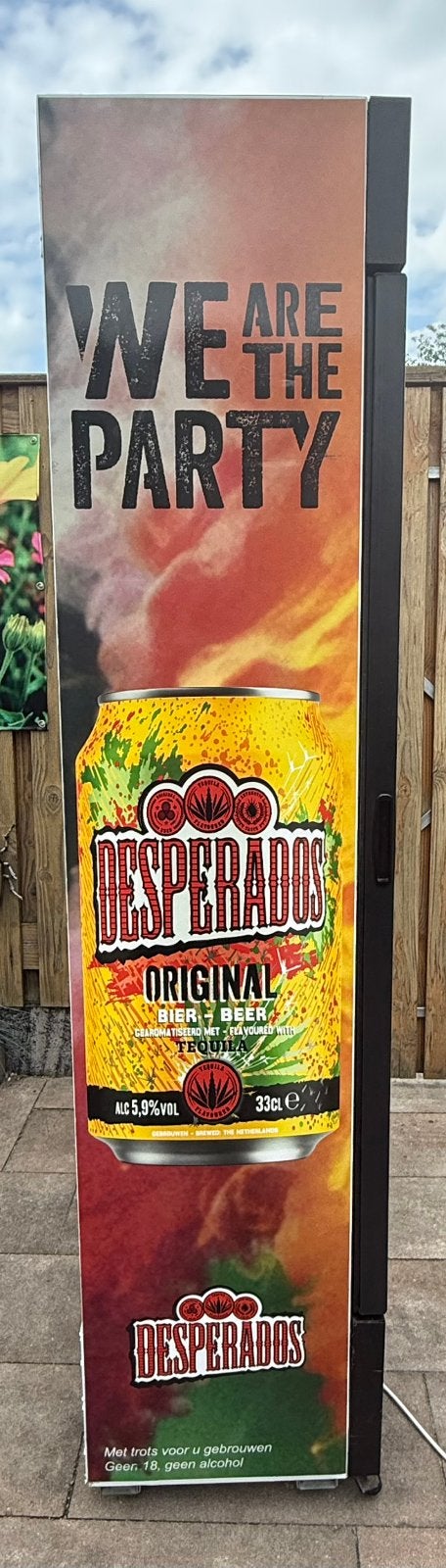 Desperados Koelkast - Slanke Drankkoeler, Ophalen, Minder dan 45 cm, 100 tot 150 liter, 160 cm of meer