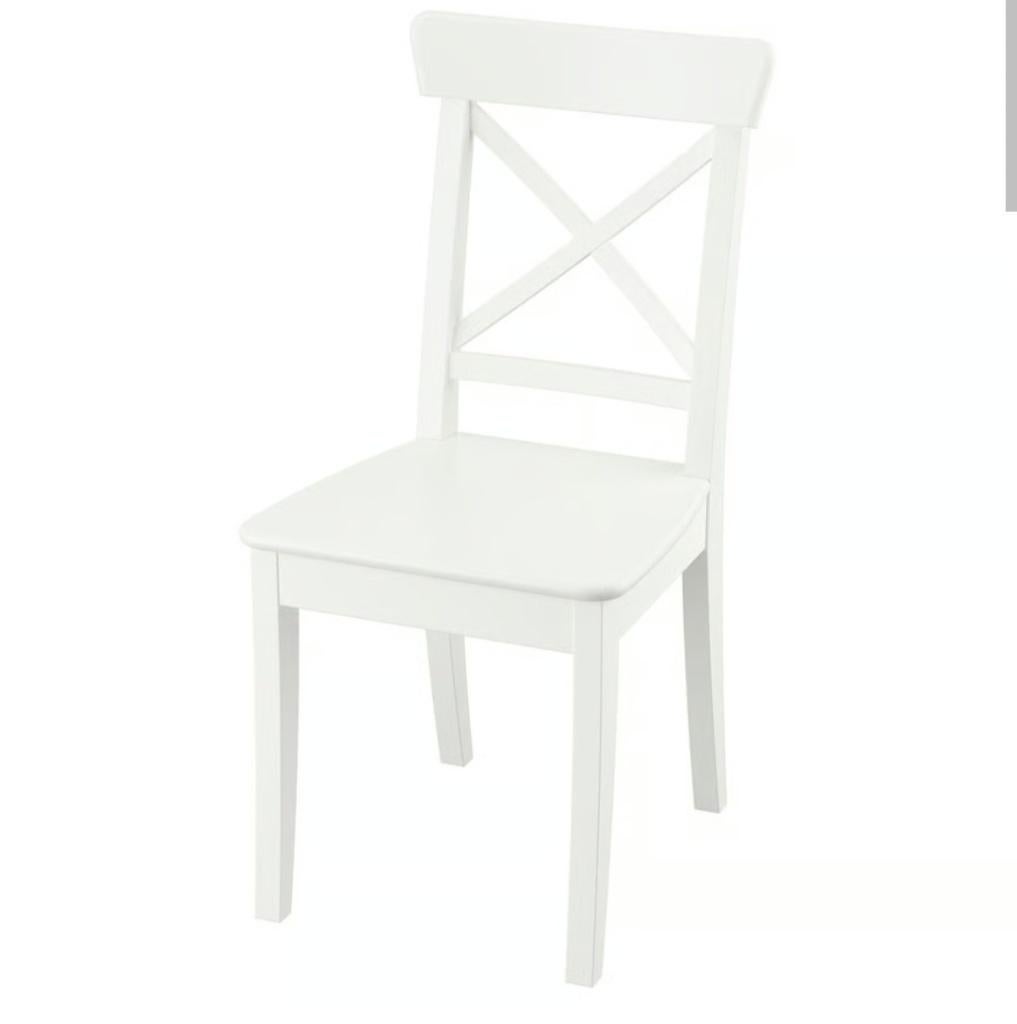 2x stoel ikea wit, Ophalen, Twee, Wit, Zo goed als nieuw