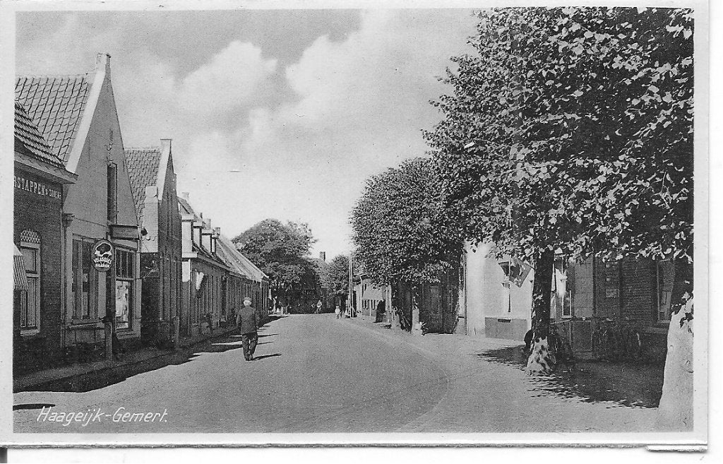 Oude ansichtkaart Haageijk-Gement, Ophalen of Verzenden, 1940 tot 1960, Ongelopen, Noord-Brabant