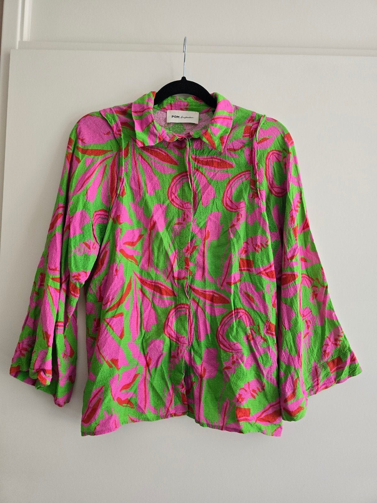 POM Amsterdam blouse maat S, Ophalen of Verzenden, Zo goed als nieuw, Roze, Maat 36 (S)