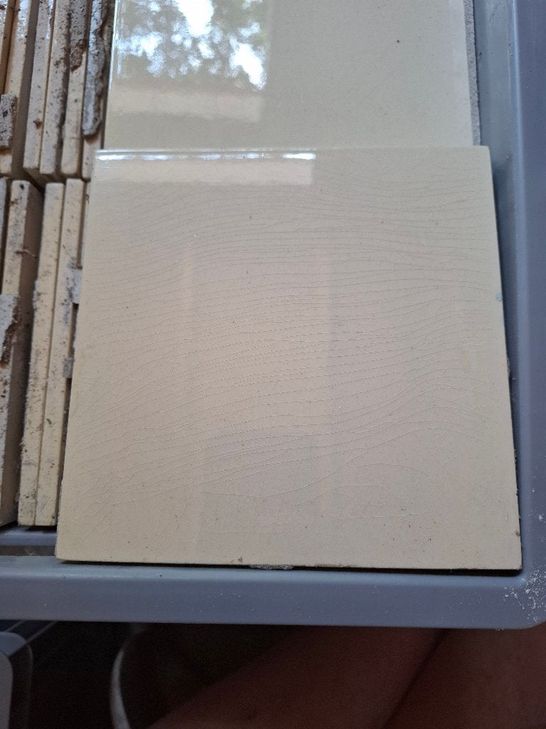 Authentieke Sphinx tegels uit jaren '30 woning (25x25 cm), Doe-het-zelf en Verbouw, Tegels, Ophalen, Gebruikt, Keramiek, 20 tot 40 cm