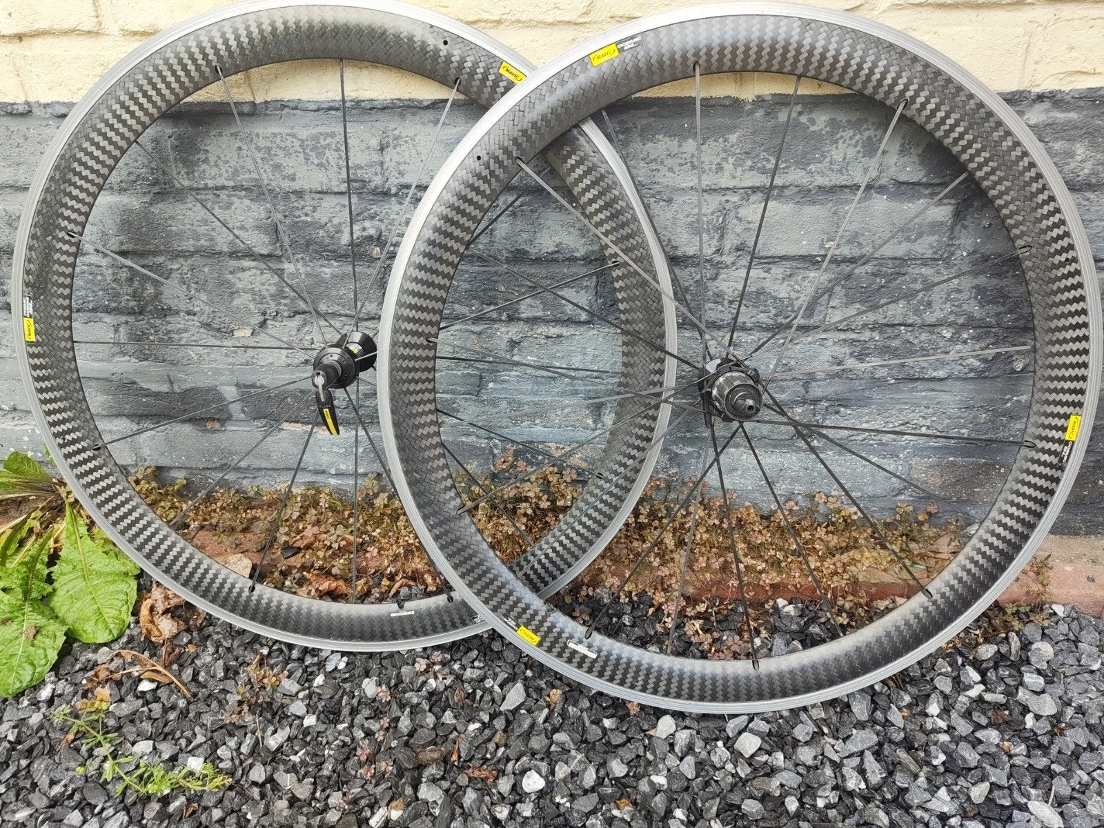 Mavic Cosmic SL Carbon Wielset - Gebruikt, Wiel, Gebruikt, Ophalen of Verzenden, Mavic