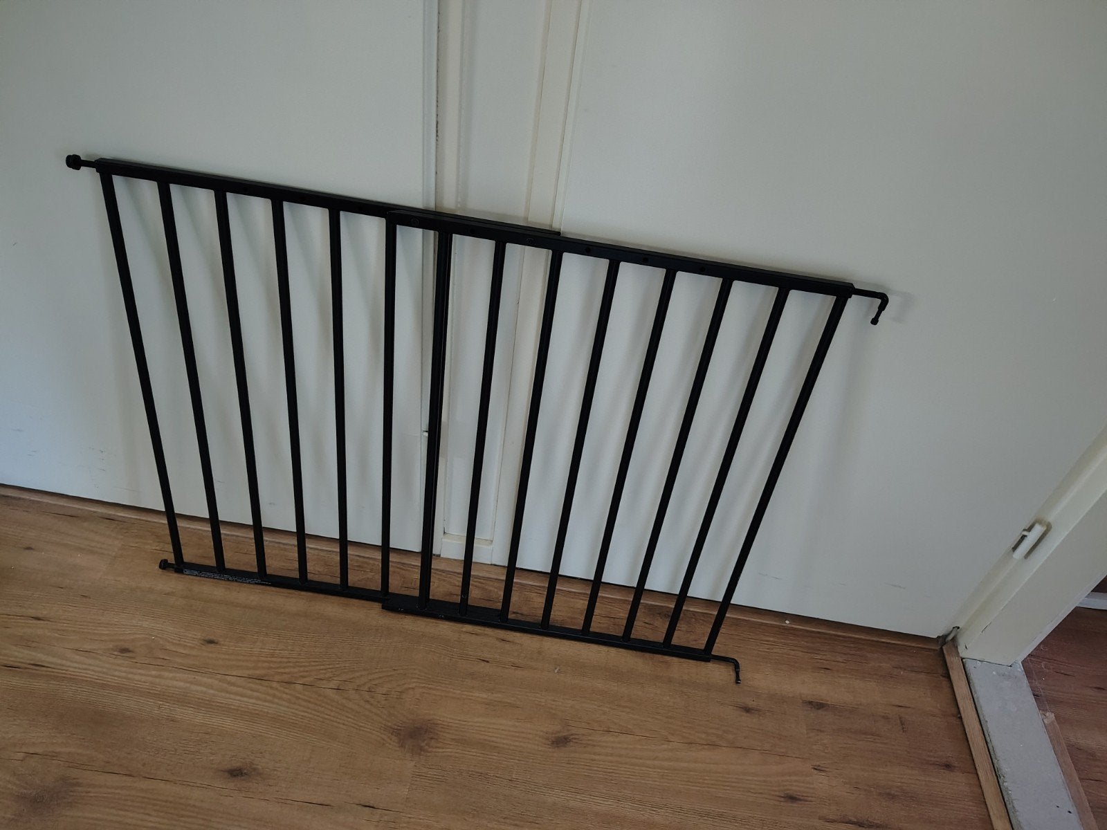 Zwart metalen traphekje - Veiligheid voor kinderen/dieren, Kinderen en Baby's, Traphekjes, Ophalen, Gebruikt, Overige typen, Metaal of IJzer