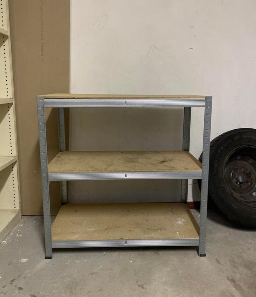 MOET WEG  Stellingkast met 3 planken (90x90x44 cm), Huis en Inrichting, Ophalen, Gebruikt