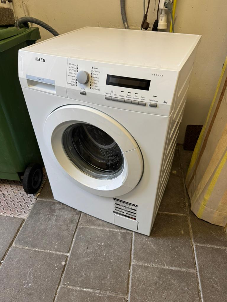 A+++ Wasmachine | AEG | tot 8KG | Werkt Goed en Schoon, Witgoed en Apparatuur, Wasmachines, Ophalen, Gebruikt, Minder dan 85 cm