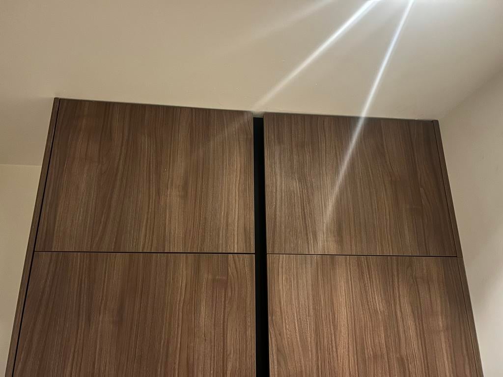 Nieuw uit doos! Twee walnoot keukenkastjes, Ophalen, Bruin, Nieuw, 50 tot 100 cm