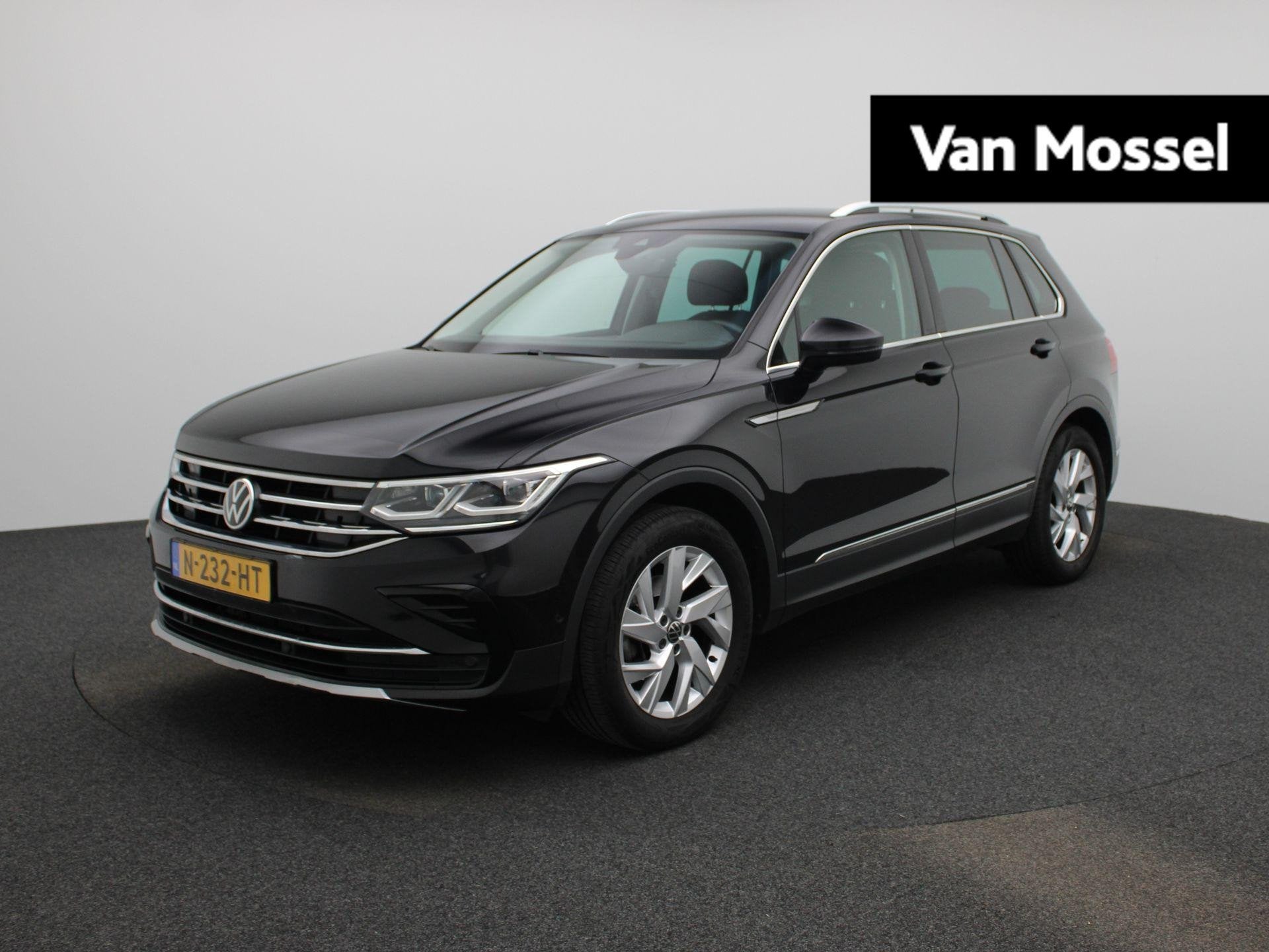 Volkswagen Tiguan 1.5 TSI Elegance 150 PK| Dealeronderhouden, Stof, Zwart, SUV of Terreinwagen, 750 kg