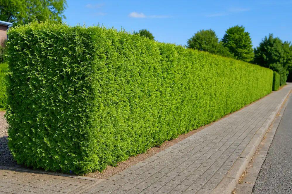 Coniferen haag Thuja Brabant ‼️AKTIE‼️, Tuin en Terras, Planten | Bomen, Overige soorten, 100 tot 250 cm, Halfschaduw, Bloeit niet