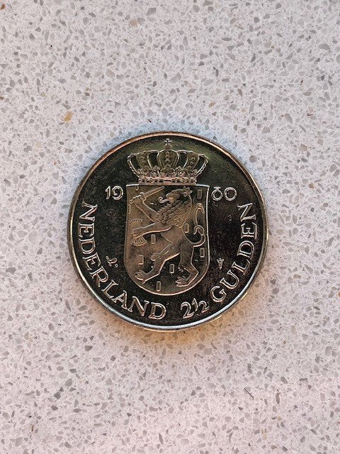 54x Rijksdaalder 1980 Dubbele kop JULIANA-BEATRIX € 2,50, Ophalen of Verzenden, Koningin Beatrix, 2½ gulden, Losse munt