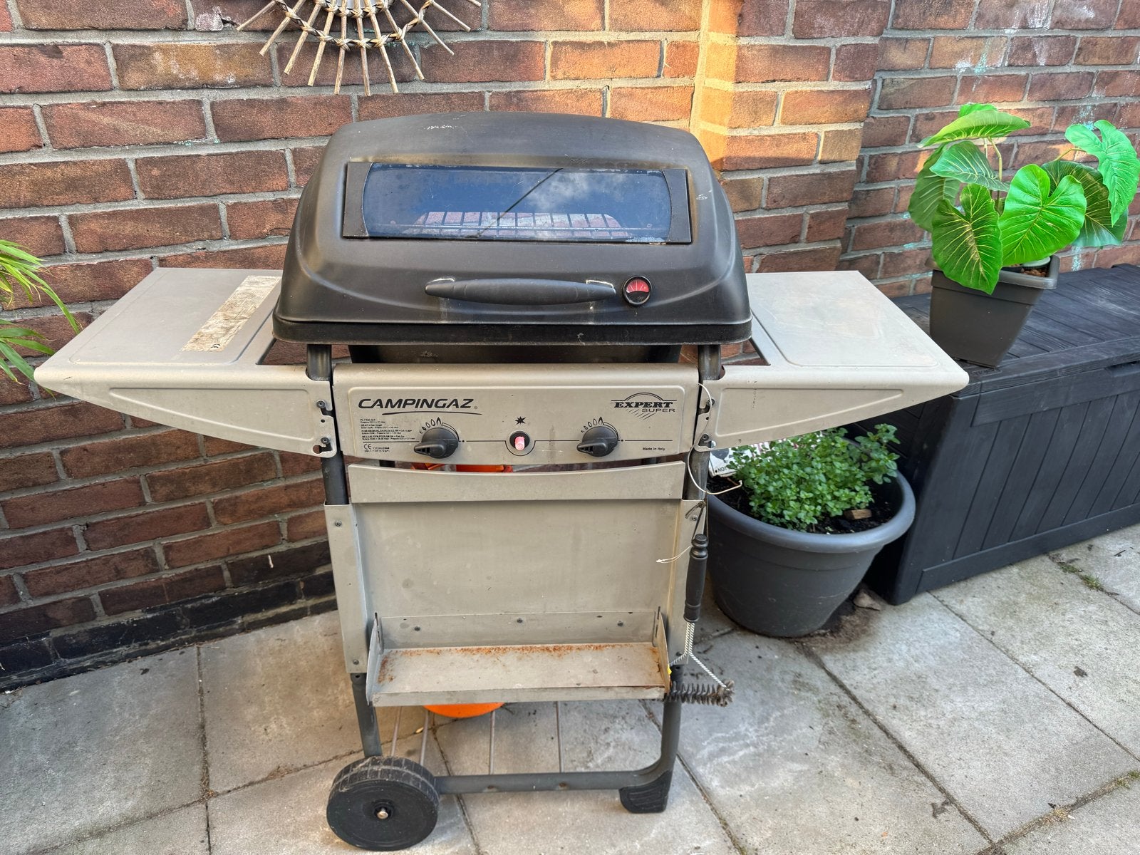 Campingaz Expert Super gasbarbecue. Excl gasfles. GRATIS!, Ophalen, Gebruikt