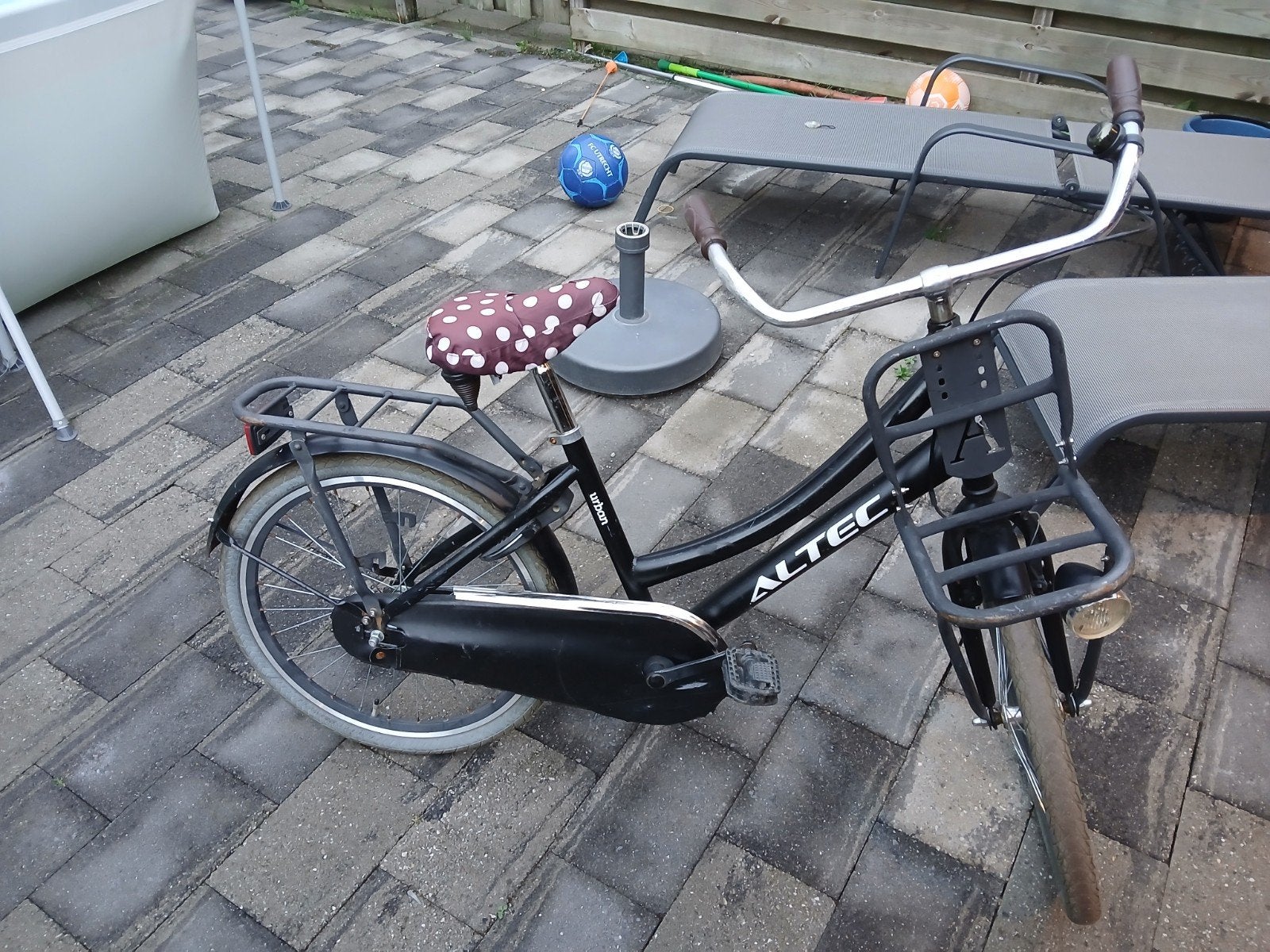 altec 22 inch fiets zwart, Minder dan 47 cm, Ophalen, Gebruikt