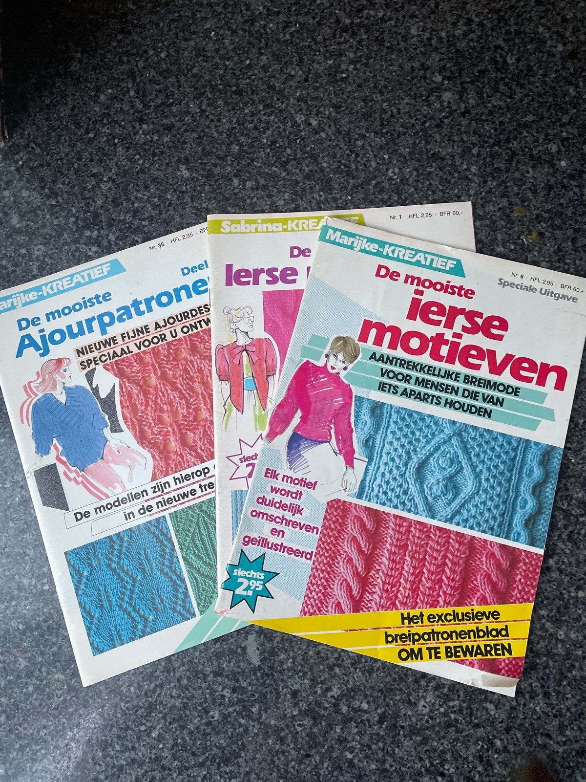 3x Marijke-Kreatief & Sabrina-Kreatief Breipatronen, Ophalen of Verzenden, Gebruikt, Breien, Patroon of Boek