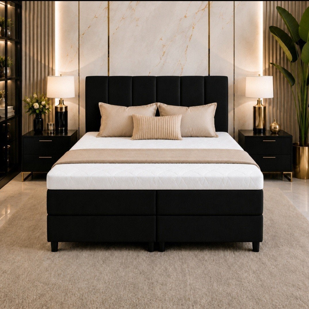 Boxspring Lumina Royale 160/180 NIEUW! Afhalen & Bezorging, Ophalen, 180 cm, 200 cm, Stof