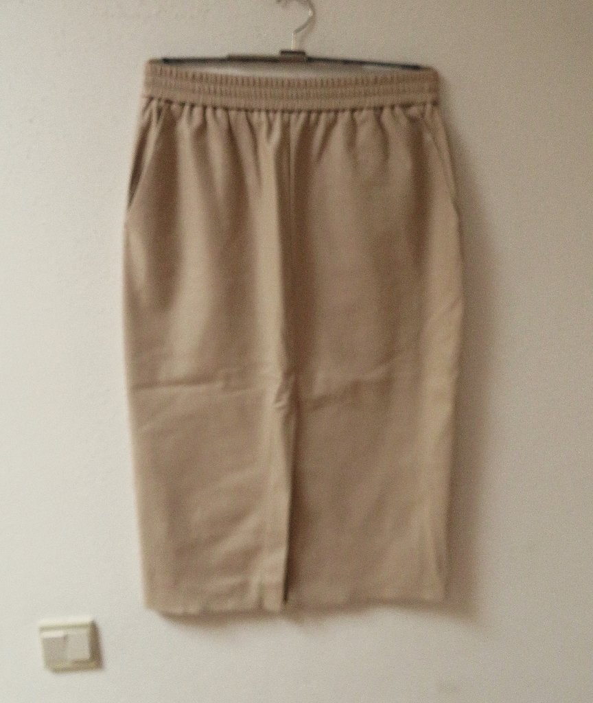 X23 FEMMES DU SUD nieuwe rok imitatie leer beige M 38/40, Maat 38/40 (M), Beige, Nieuw, Ophalen of Verzenden