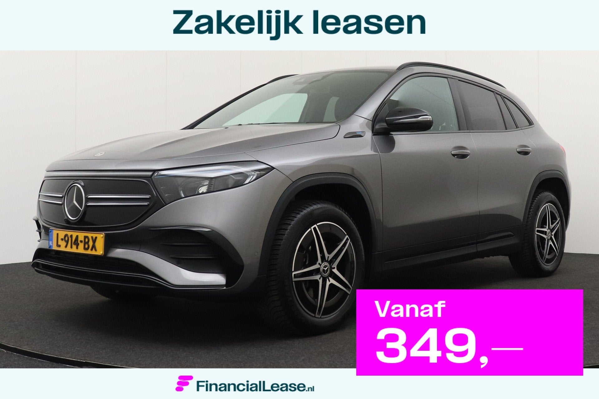Mercedes-Benz EQA 250 AMG Night-Pack 67 kWh Adap.Cruise Dode, 1940 kg, Gebruikt, 190 pk, 435 min