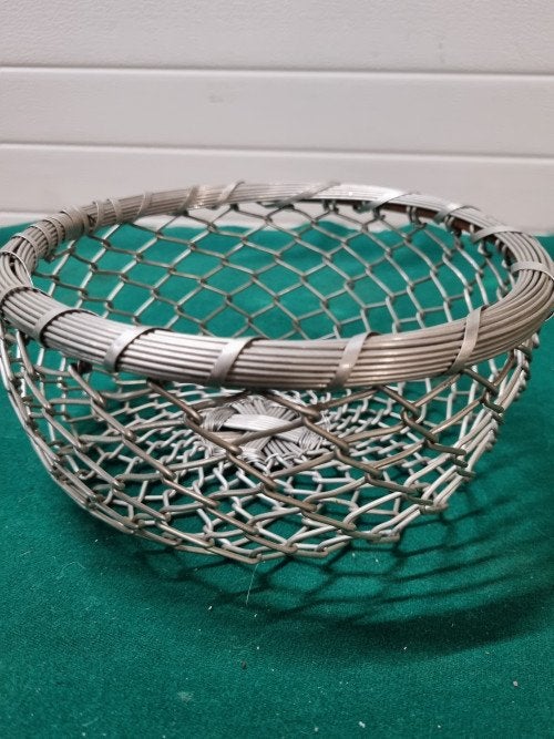 Mand schaal metaal draad draadmand, Huis en Inrichting, Woonaccessoires | Schalen en Manden, Ophalen of Verzenden, 'T Olde Gre-j