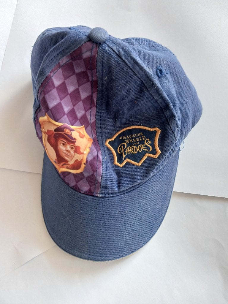 Pardoes de Tovernar Efteling pet - blauw, Verzamelen, Efteling, Verzenden, Gebruikt, Kleding