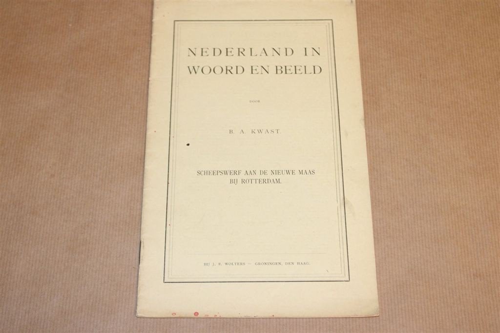 Nederland in Woord & Beeld: Scheepswerf Rotterdam [ca. 1935], Ophalen of Verzenden, Gelezen