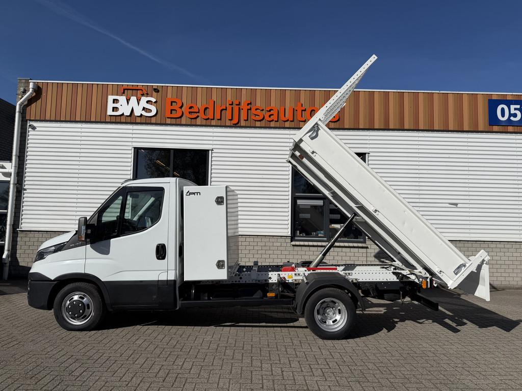 Iveco Daily 35C13 2.3 345 / JPM kipper met kist / dubbelluch, Euro 5, Gebruikt, Huisgarantie, Wit