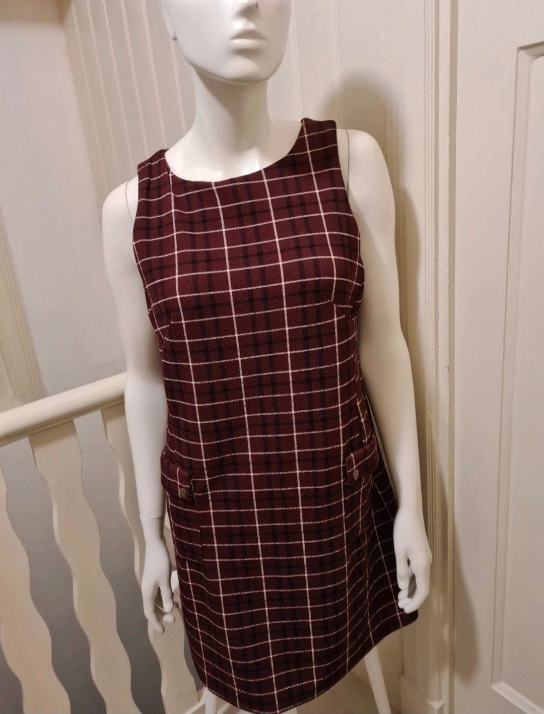 Geruite jurk met zakjes, maat 38, Atmosphere, Ophalen of Verzenden, Nieuw, Maat 38/40 (M)