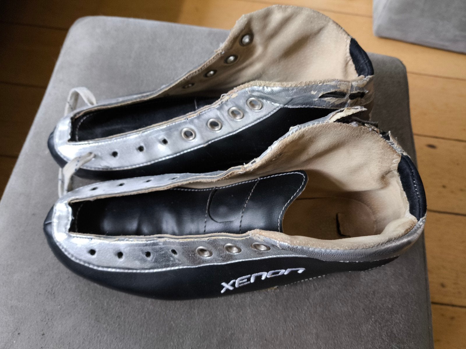 evo schaats schoenen 40 carbonkuip en thermoplastisch materi, Sport en Fitness, Klapschaats, Gebruikt, Noren, Ophalen