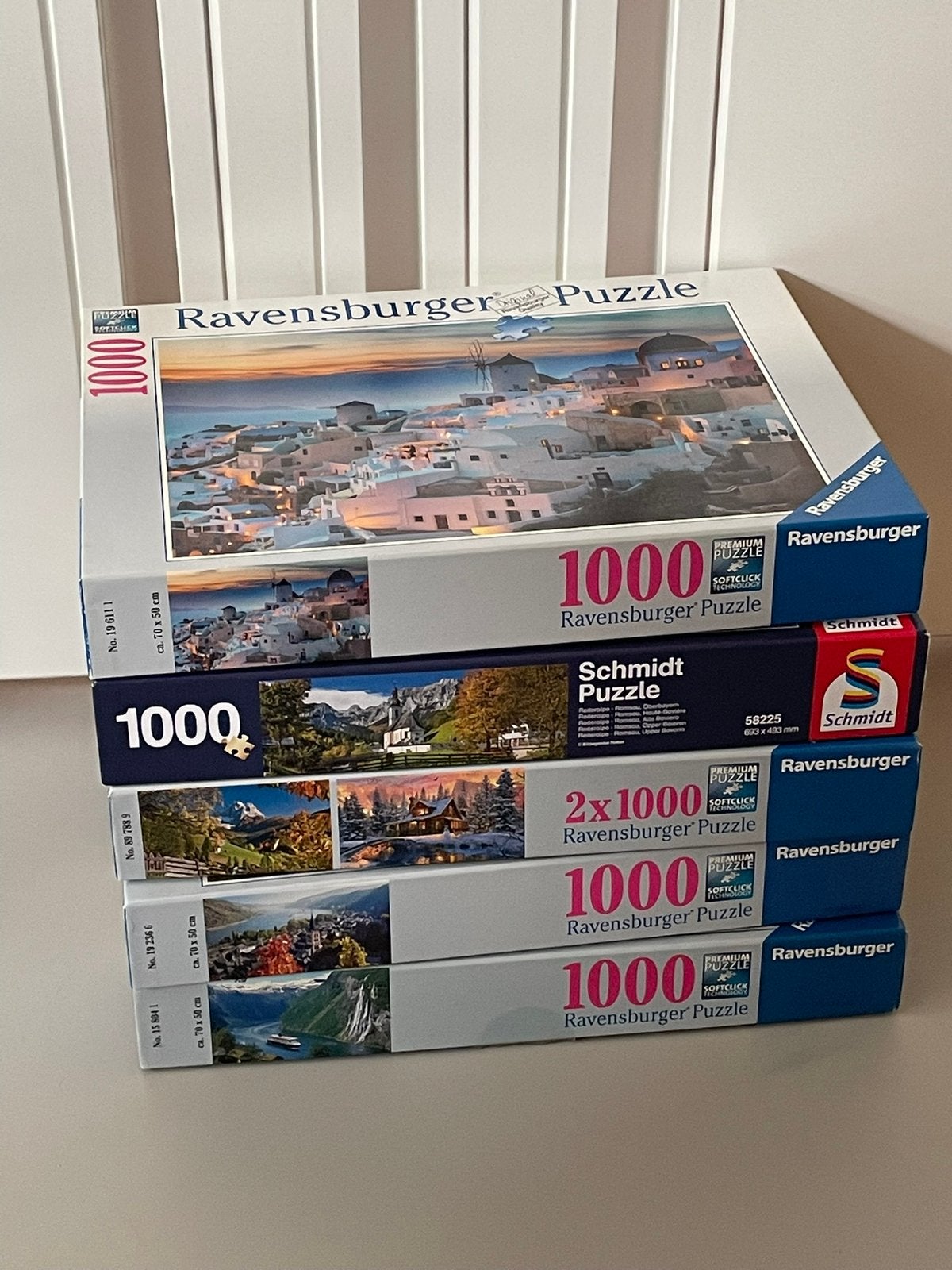 Diverse puzzels, Ophalen of Verzenden, 500 t/m 1500 stukjes, Gebruikt, Legpuzzel
