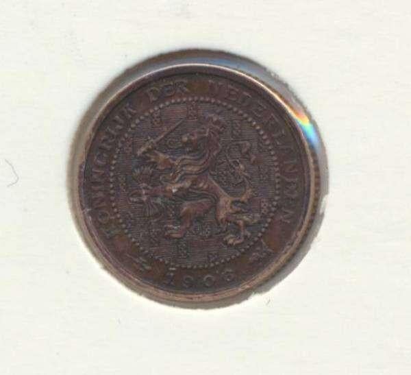 Nederland Halve Cent 1906 Wilhelmina, Postzegels en Munten, Munten | Nederland, Losse munt, Overige waardes, Koningin Wilhelmina