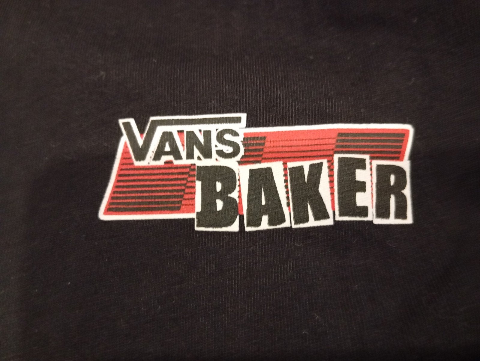 Vans Baker T-shirt lange mouwen - Maat M, Kleding | Heren, Maat 48/50 (M), Zwart, Ophalen of Verzenden, Vans