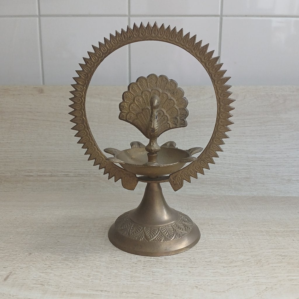 Vintage olielamp., Ophalen of Verzenden