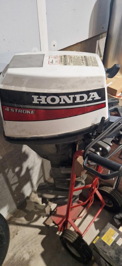 Honda 9.9Pk viertakt buitenboordmotor - Zeer weinig gebruikt, Watersport en Boten, Ophalen, Gebruikt, 5 tot 10 pk, Benzine