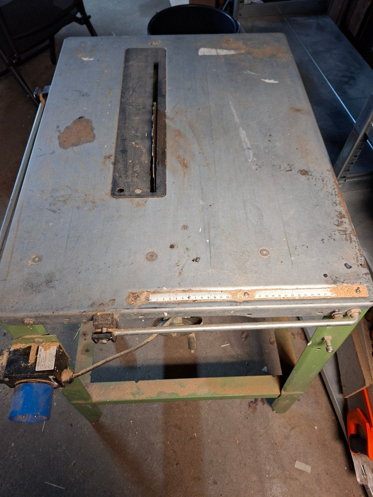 Beckum TK HS 315 E Tafelzaag - Robuust en Betrouwbaar, Doe-het-zelf en Verbouw, Gereedschap | Zaagmachines, Ophalen, Gebruikt