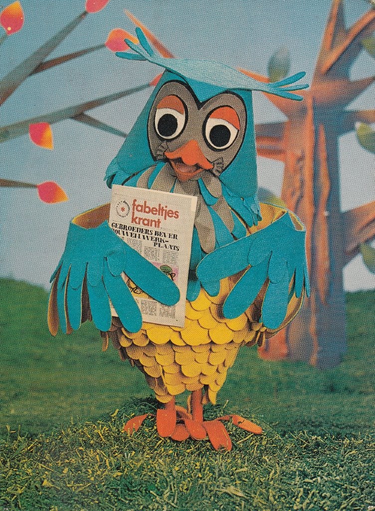 Grote Ansichtkaarten- Set- 1969- Fabeltjeskrant- Fina, Verzenden, 1960 tot 1980, Ongelopen, Kinderen