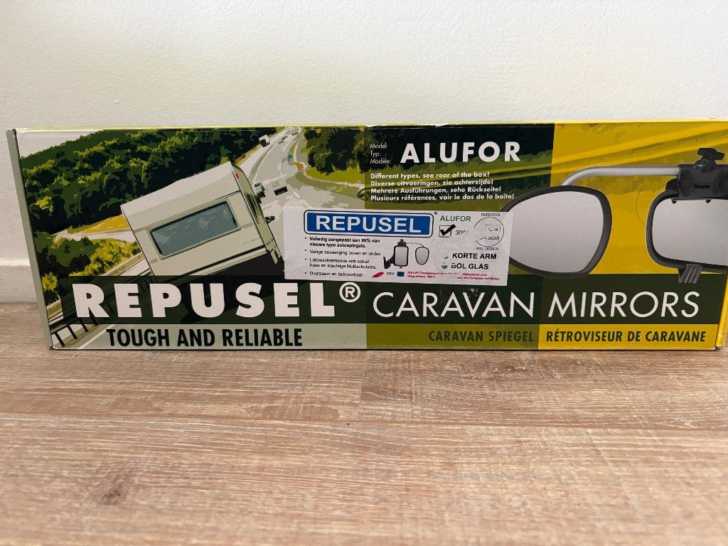 Caravan spiegels Repusel bol glas, Ophalen of Verzenden, Zo goed als nieuw