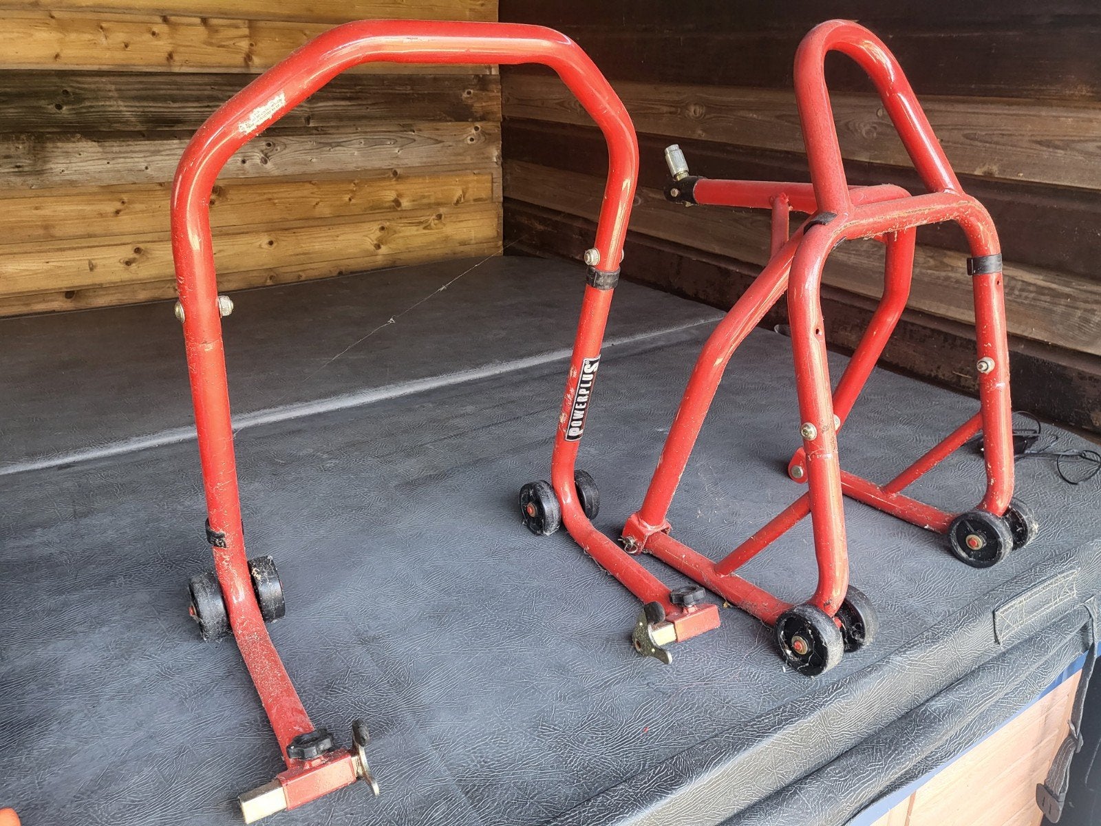 Motor paddock stand set - Voor en achter, Motoren, Ophalen