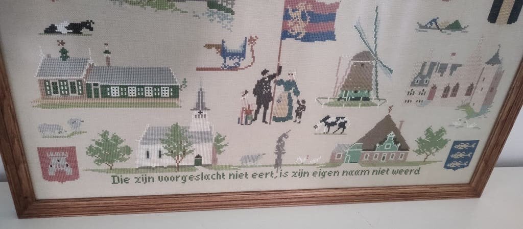 Merklap Oud Westfriesland oa Enkhuizen, Hoorn, Medemblik, Ophalen, Gebruikt, Overige typen, Onbekend