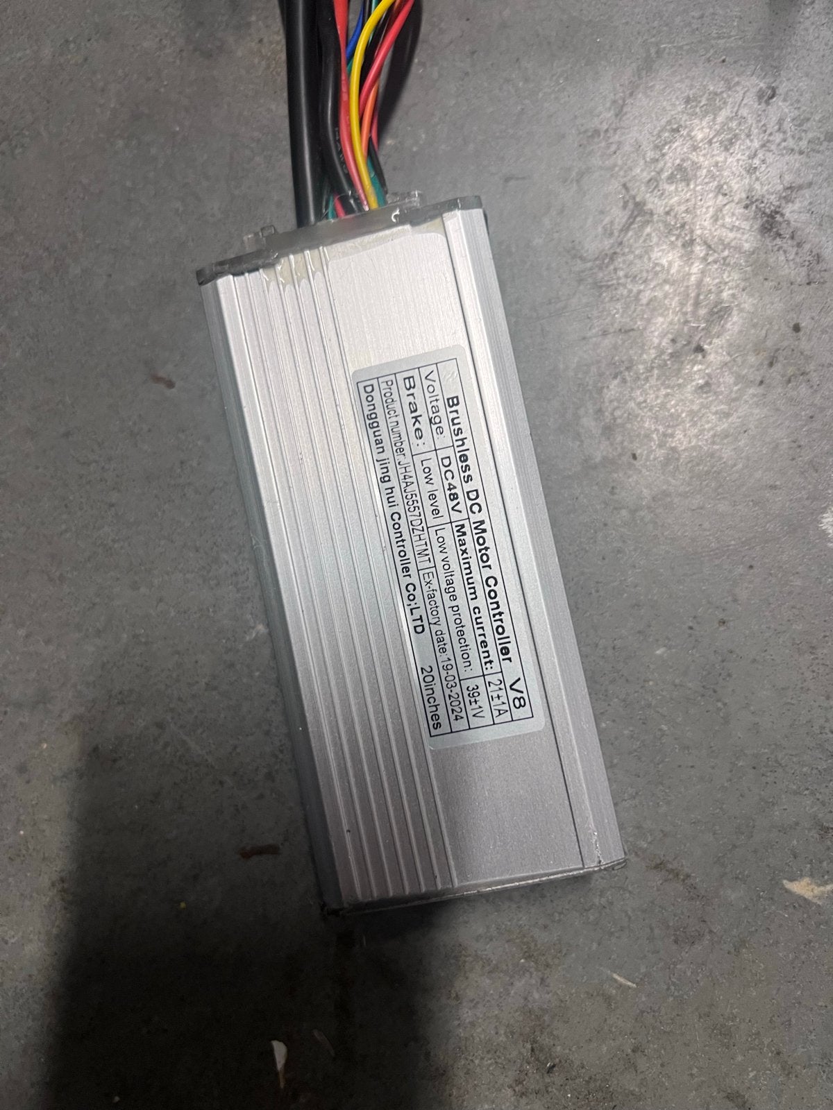 Brushless DC Motor Controller V8 voor E-bike 36V, Elektrische fiets, Gebruikt, Ophalen of Verzenden, Motor