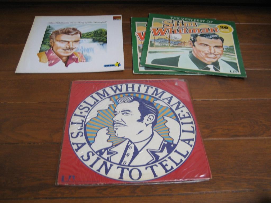 Slim whitman country 60s lps 4stuks, Cd's en Dvd's, Ophalen of Verzenden, Zo goed als nieuw, 12 inch