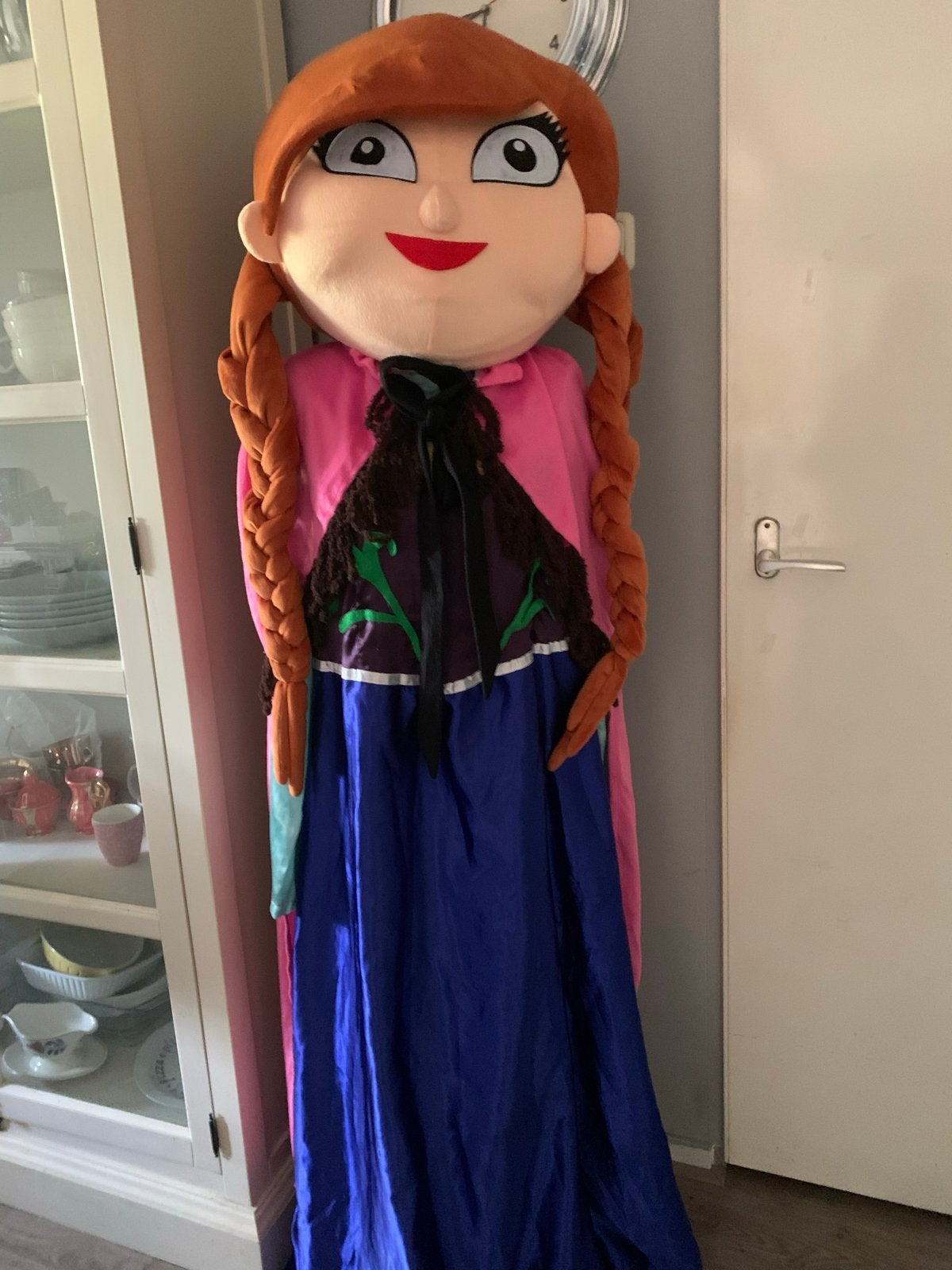 Anna Frozen jurk, cape en laarzen - Complete set, Ophalen of Verzenden, Gebruikt, Meisje