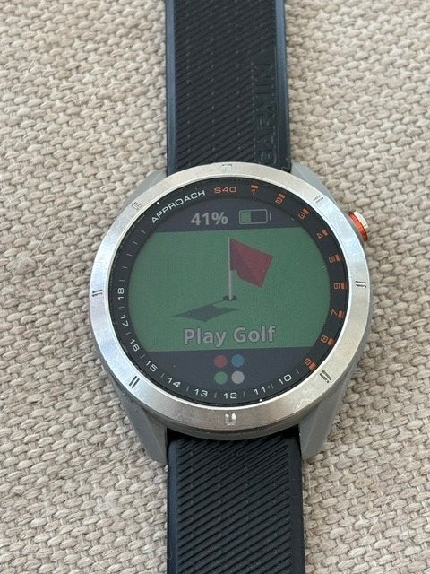 Garmin Golf Approach S40, GARMIN, Gebruikt, Zwart, Ophalen of Verzenden