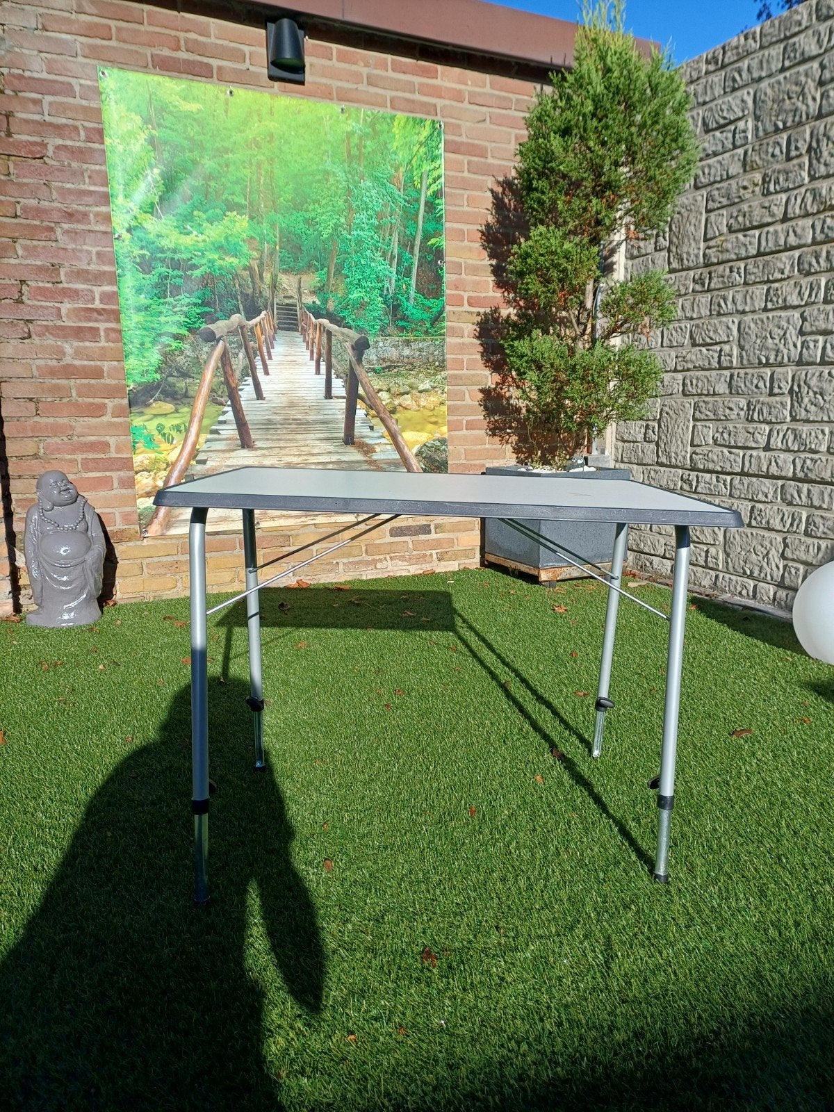 verstelbare campingtafel  zo goed als nieuw, Ophalen, Zo goed als nieuw, Campingtafel