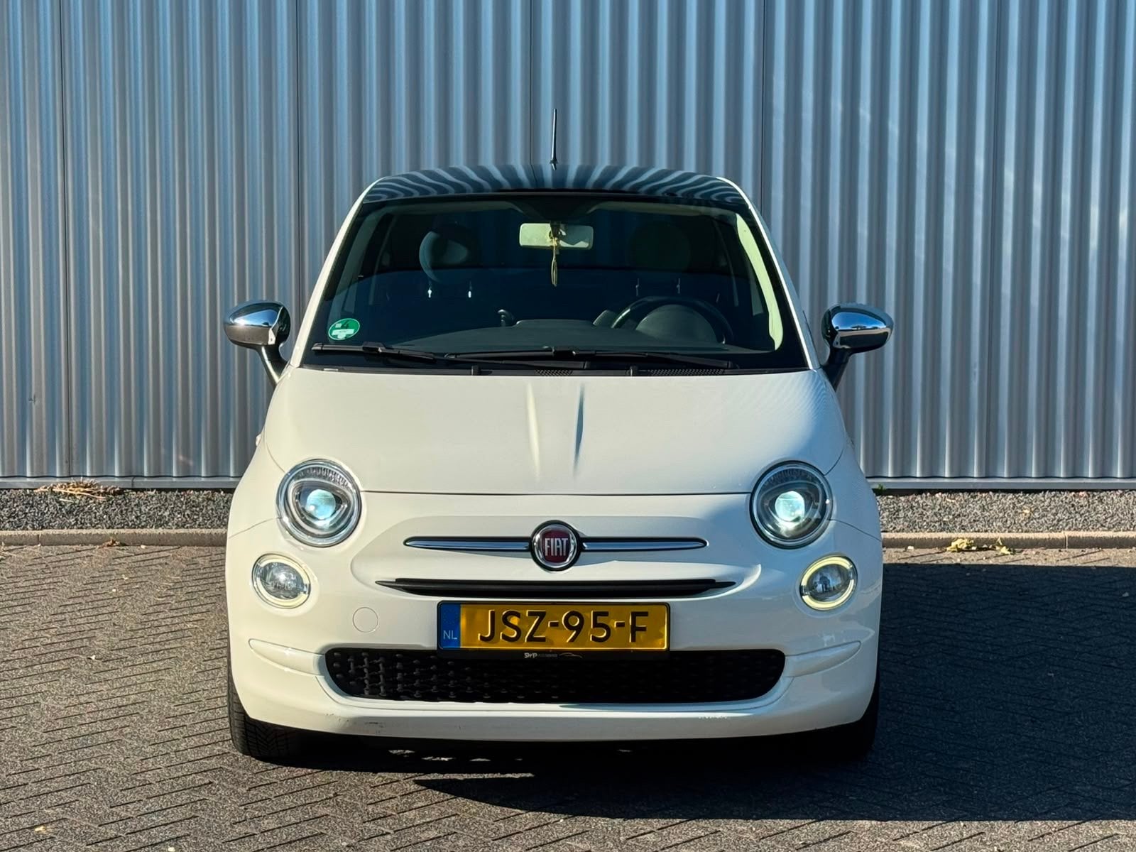 Fiat 500 1.2 2016 Cruise control, panorama,, Voorwielaandrijving, 4 cilinders, 840 kg, Wit
