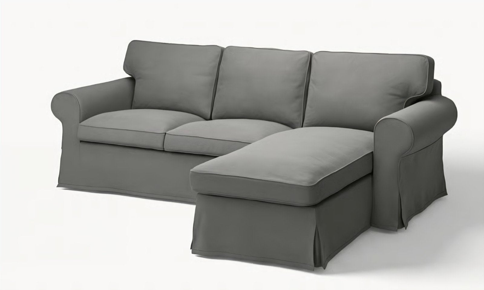 Nieuwe IKEA Ektorp hoes voor 3-zitsbank met chaise longue, Hoekbank, Ophalen of Verzenden, Stof, Driepersoons