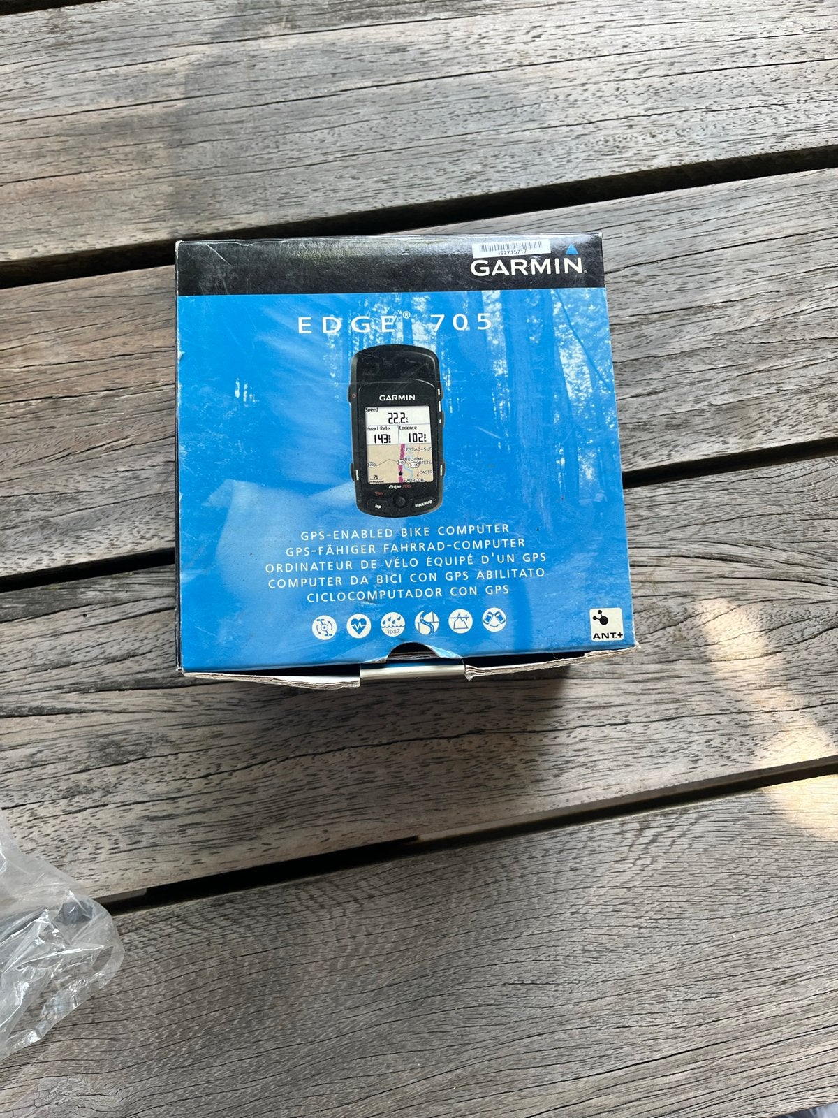 Garmin Edge 705 GPS Fietscomputer met accessoires, Ophalen of Verzenden, Cadanssensor, Gebruikt