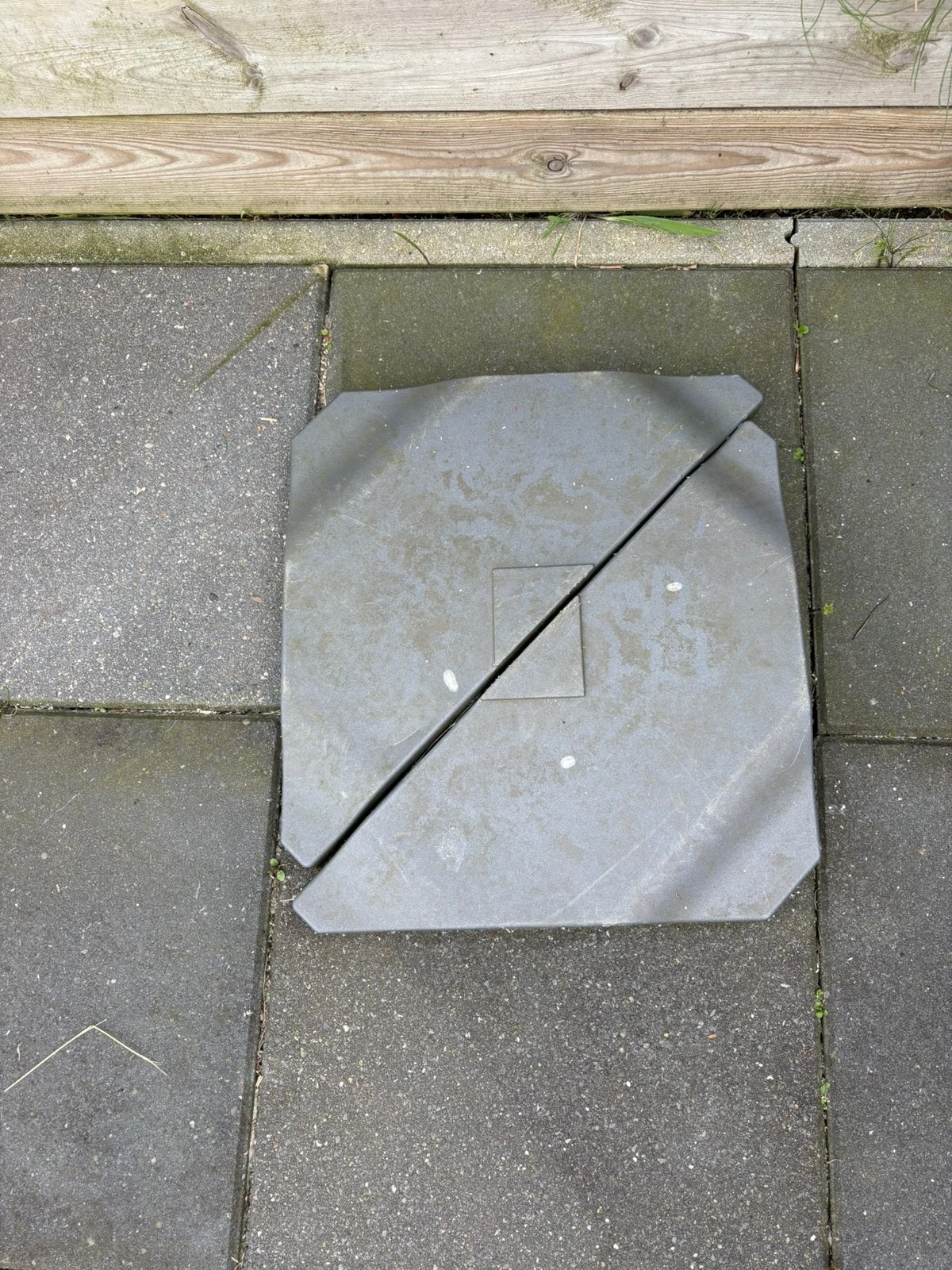 Parasol voet tegels, Ophalen, Minder dan 1 meter, Parasolvoet