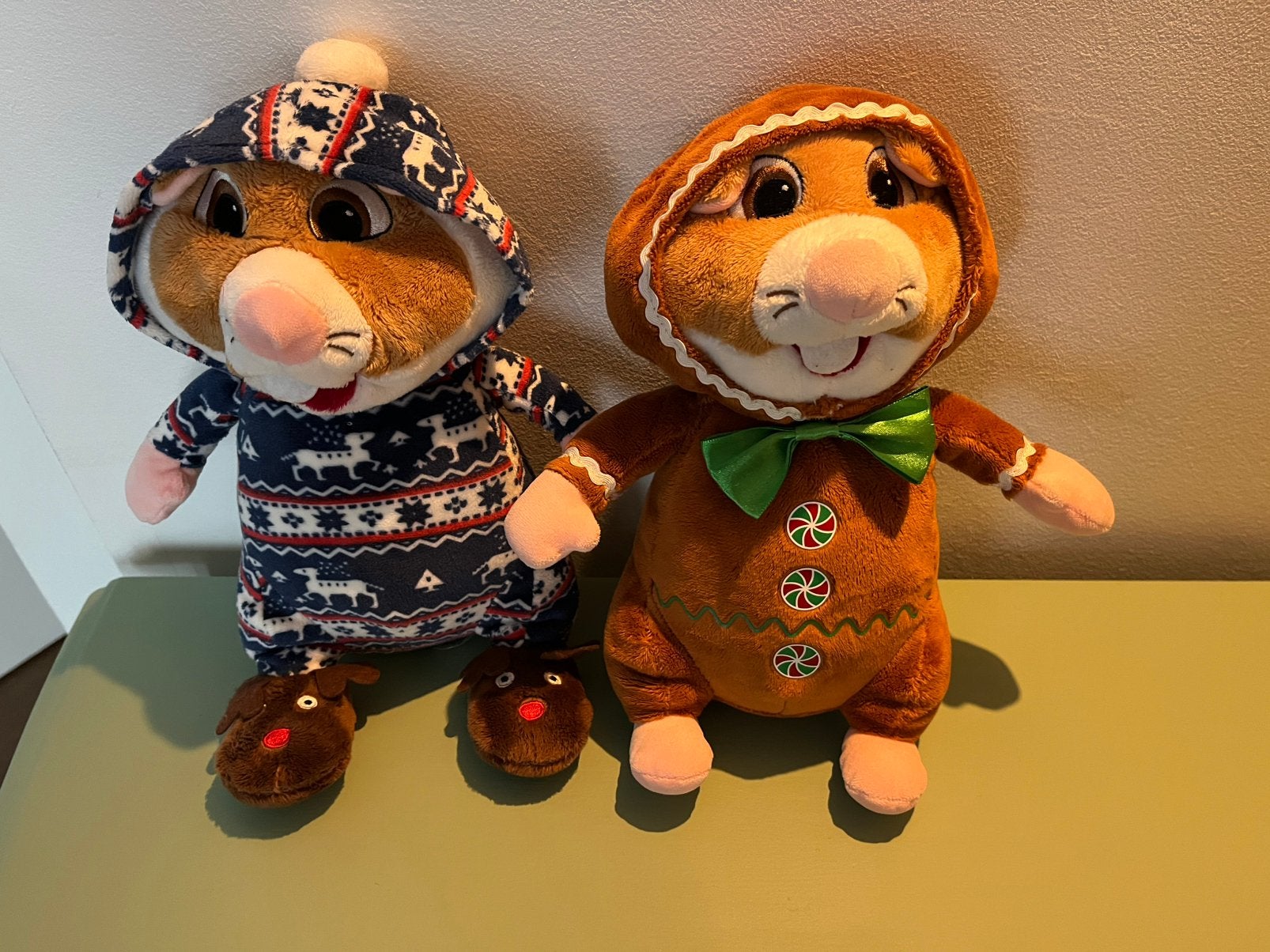 Twee kerst hamsters., Ophalen, Zo goed als nieuw, Overige typen