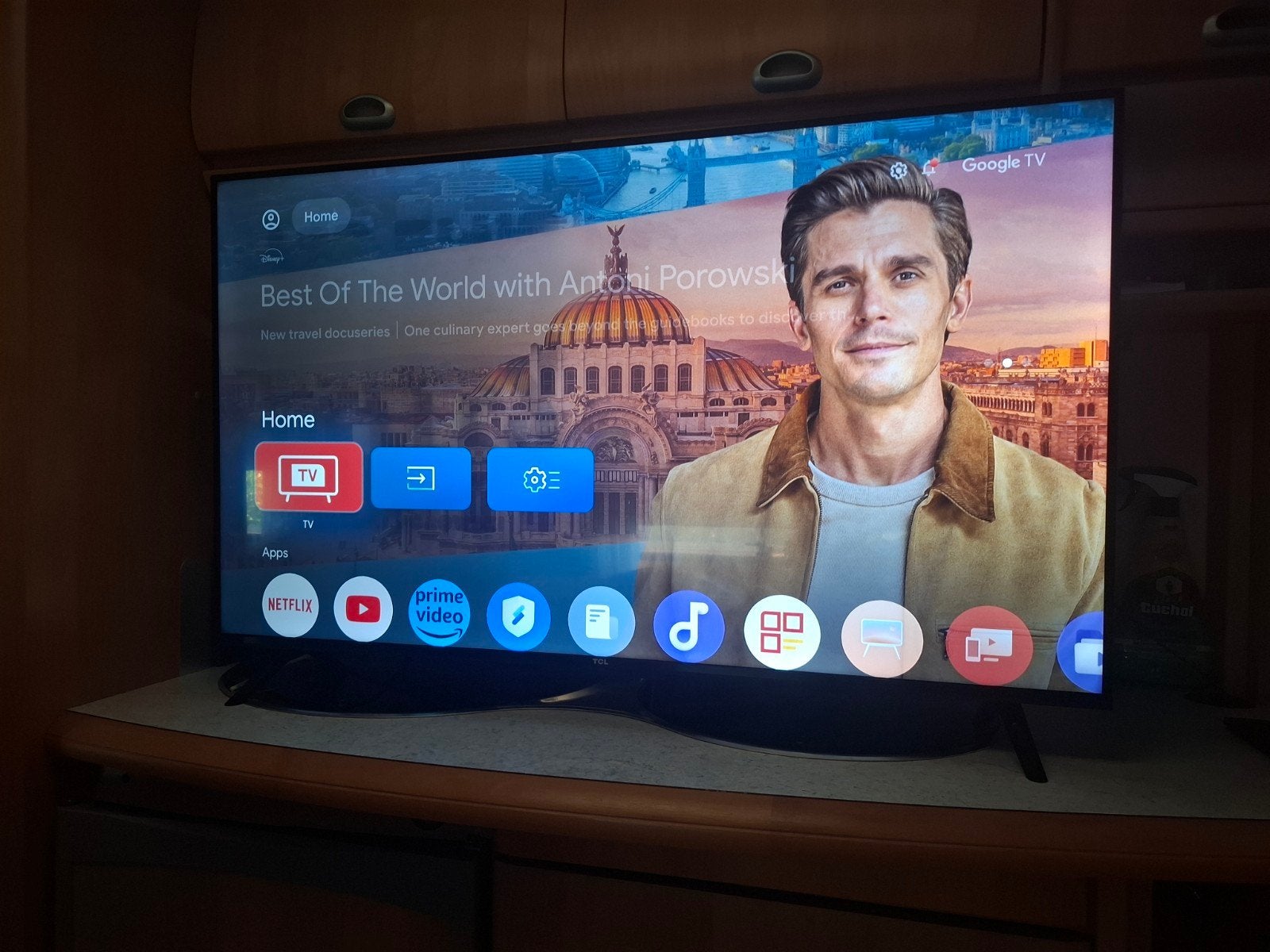 tv tcl google smart tv 43 inch 4k, 50 Hz, 80 tot 100 cm, Zo goed als nieuw, 4k (UHD)