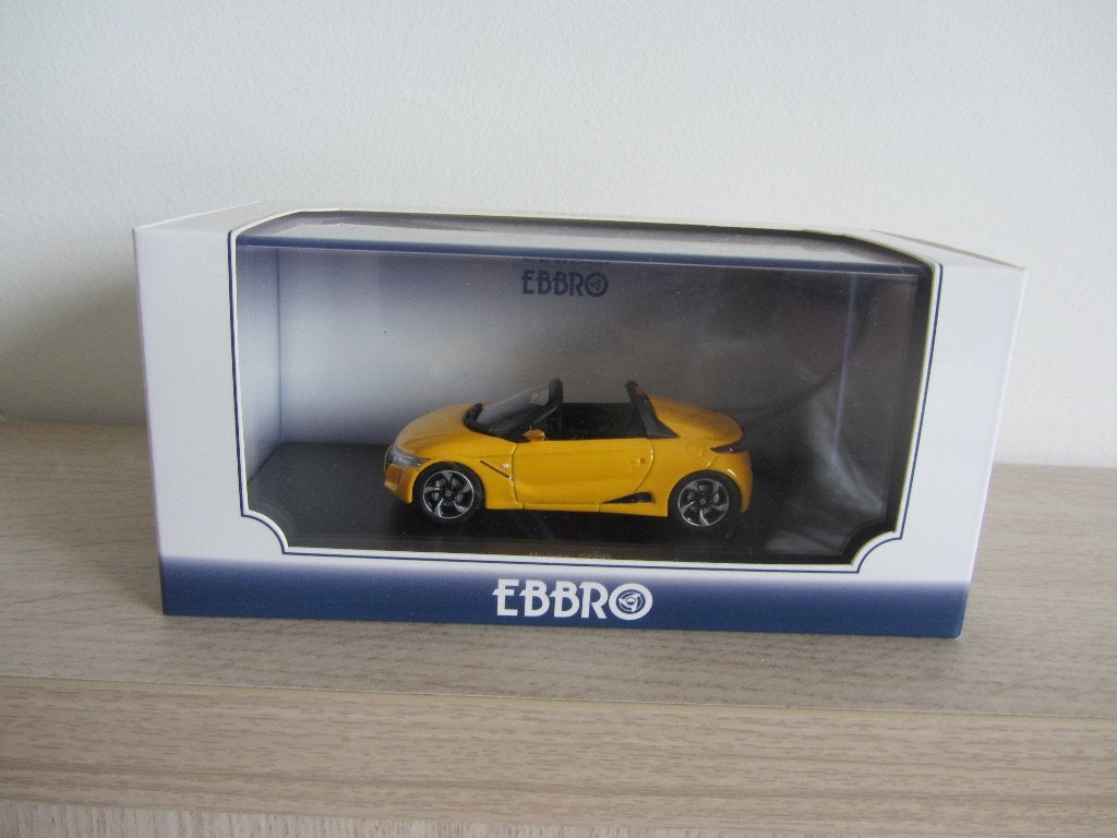 Ebbro 45358 Honda S660 Yellow, Ophalen of Verzenden, Nieuw, Auto, Overige merken