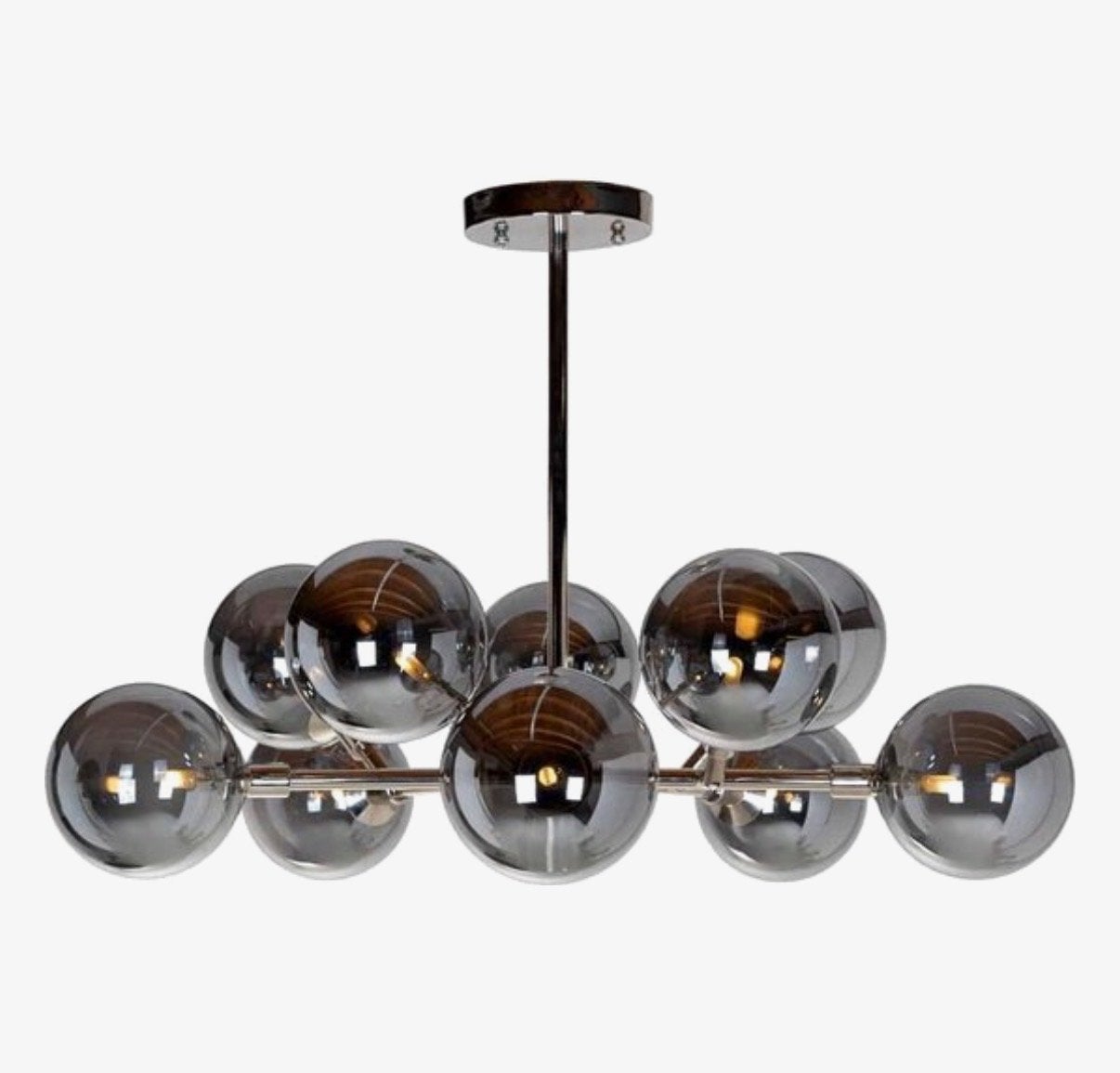 Prachtige Richmond hanglamp model Riley, Ophalen, Zo goed als nieuw, Glas, 50 tot 75 cm