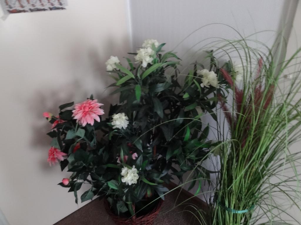 3  kunst planten, Ophalen, Kunstplant, Nieuw, Inclusief kunstbloemen